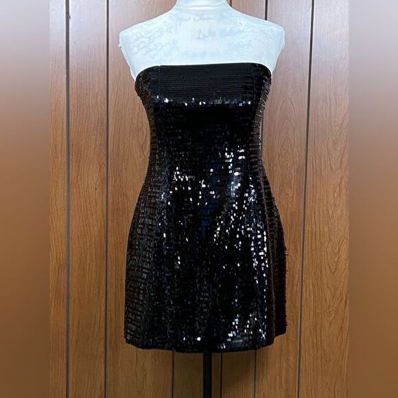 A.L.C. Elsie Strapless Paillette Sequin Minidress size 8 - Picture 11 of 15